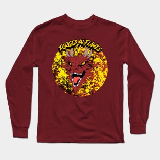 Forged In Flames Graphic Long Sleeve T-Shirt